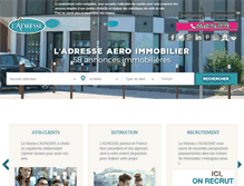 Tablet Screenshot of ladresse-colomiers.com